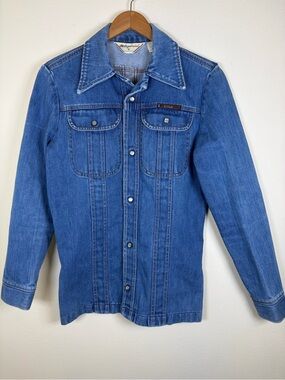 Vintage 70s 80s Sedgefield Denim Trucker Jacket Size Small Made in USA